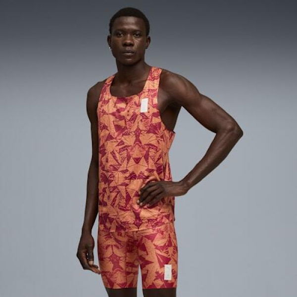 x SAYSKY Singlet Men in Team Regal Red/Aop, Size Small, Polyester by PUMA