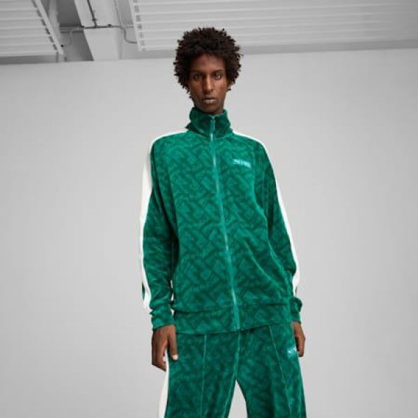 x SQUID GAME T7 Men's Jacket in Mint Tea, Size Small, Cotton/Polyester/Elastane by PUMA