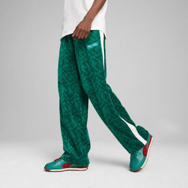 x SQUID GAME T7 Men's Pants in Mint Tea, Size XS, Cotton/Polyester/Elastane by PUMA