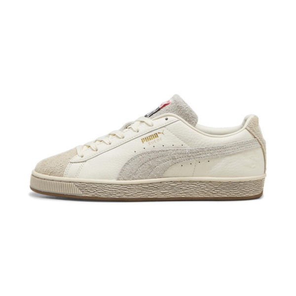 x STAPLE Suede Unisex Sneakers in Warm White/Alpine Snow, Size 14 by PUMA