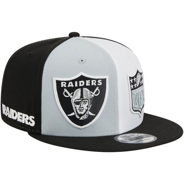 Las Vegas Raiders New Era 2023 Official On Field Sideline 9Fifty rebel