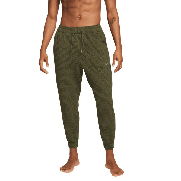 Nike Mens DriFIT Texture Yoga Pants Green M Rebel Sport