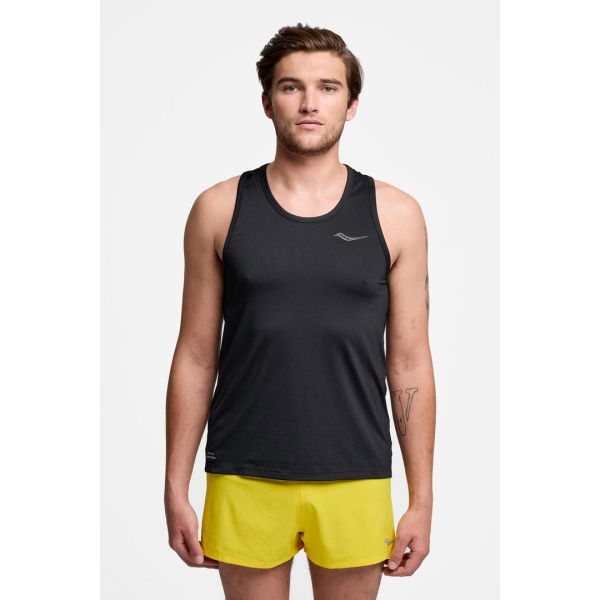 Stopwatch Singlet Black