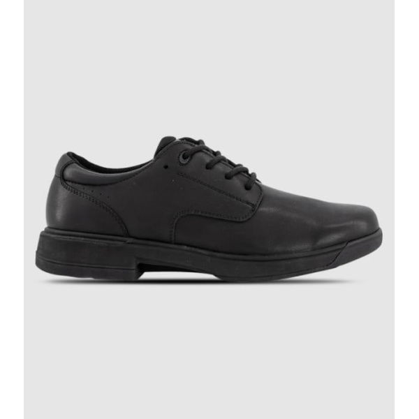 Alpha Dux Senior Girls School Shoes Shoes (Black - Size 12)