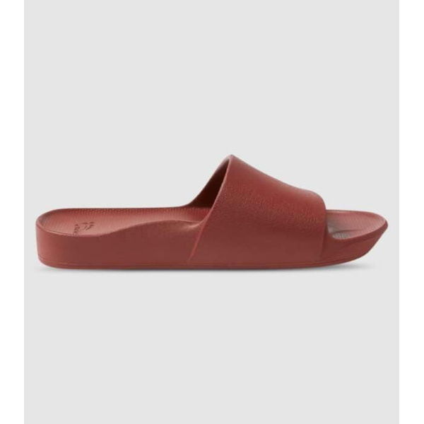 Archies Arch Support Unisex Slide (Red - Size 5)