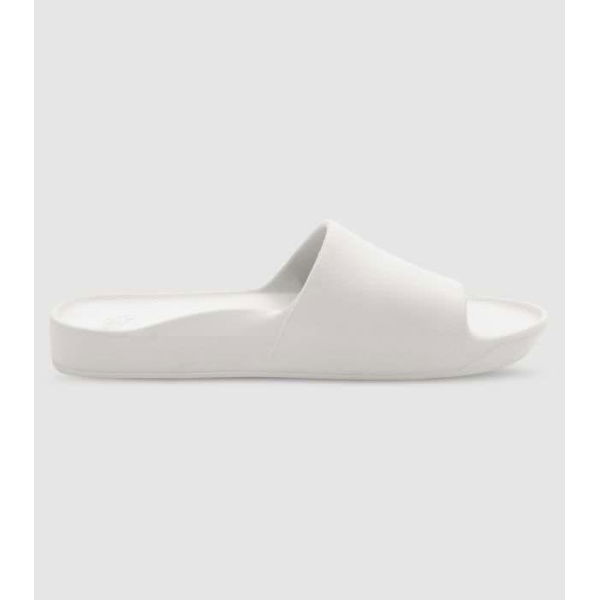 Archies Arch Support Unisex Slides (White - Size 10)