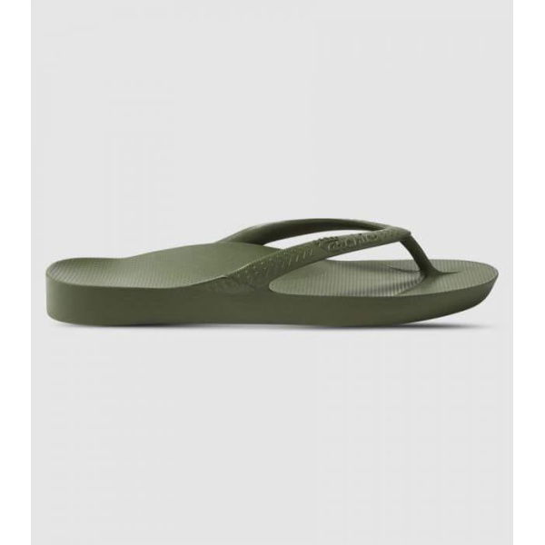 Archies Arch Support Unisex Thong (Green - Size 10)