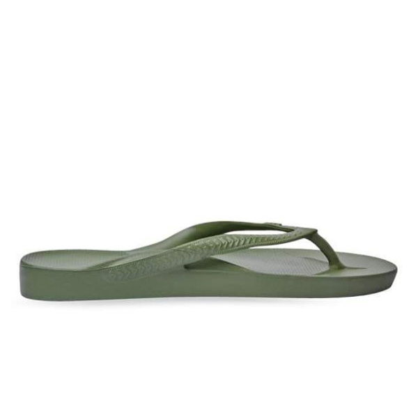 Archies Arch Support Unisex Thong (Green - Size 14)