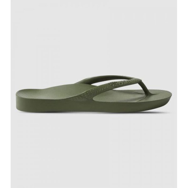 Archies Arch Support Unisex Thong (Green - Size 9)
