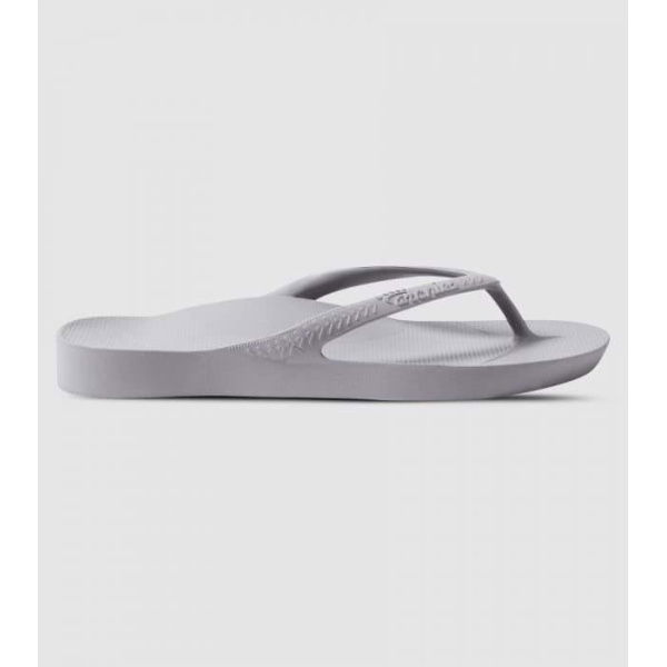 Archies Arch Support Unisex Thong (Grey - Size 4)