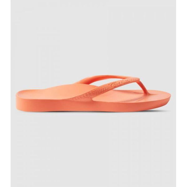 Archies Arch Support Unisex Thong (Orange - Size 6)