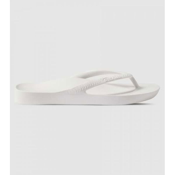 Archies Arch Support Unisex Thong (White - Size 11)