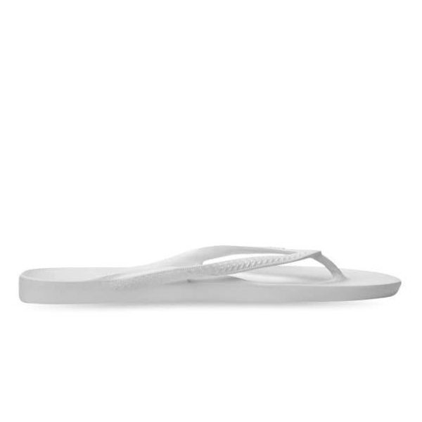 Archies Arch Support Unisex Thong (White - Size 4)