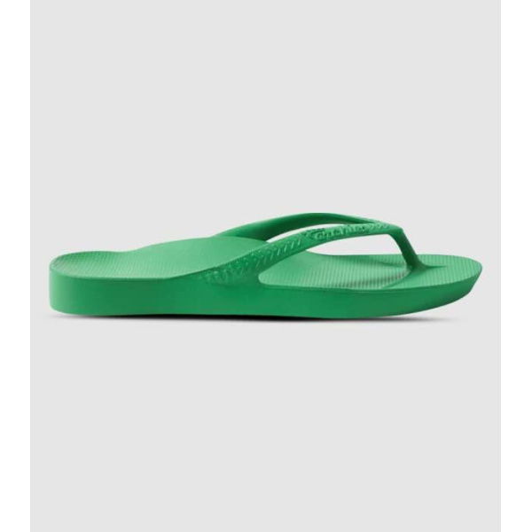 Archies Arch Support Unisex Thongs (Green - Size 10)