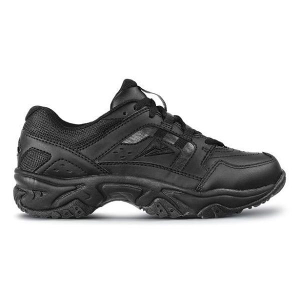 Ascent Cluster 3 (2E Wide) Junior Boys Athletic School Shoes (Black - Size 1)