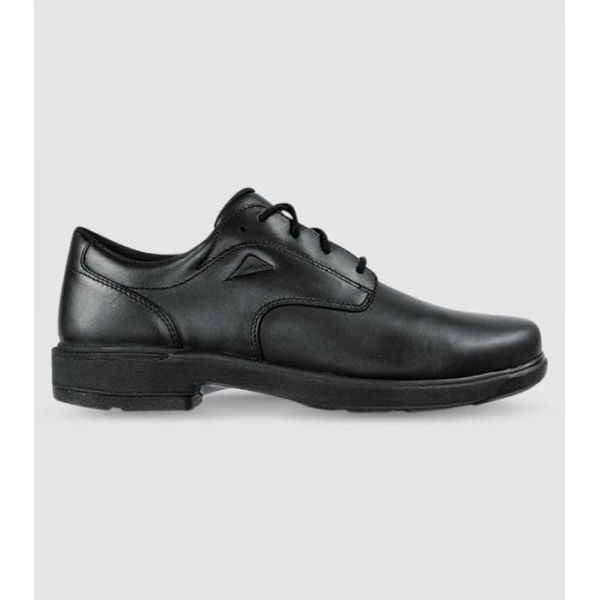 Ascent Scholar (2E Wide) Senior Boys School Shoes Shoes (Black - Size 11)