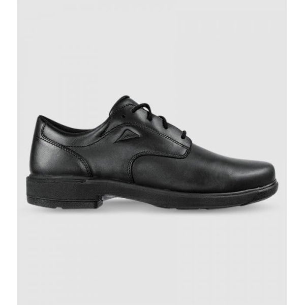 Ascent Scholar (2E Wide) Senior Boys School Shoes Shoes (Black - Size 7.5)