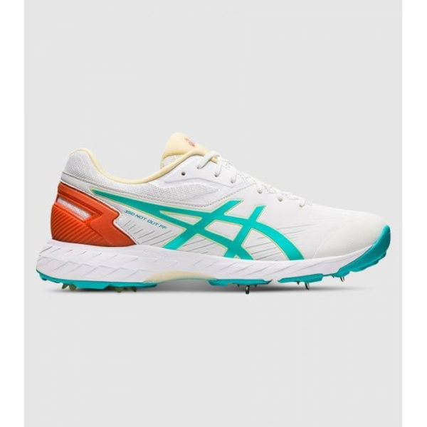 Asics 350 Not Out Ff Womens Cricket Shoes (White - Size 12)