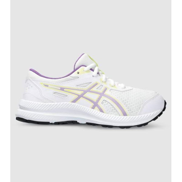 Asics Contend 8 (Gs) Kids Shoes (White - Size 7)