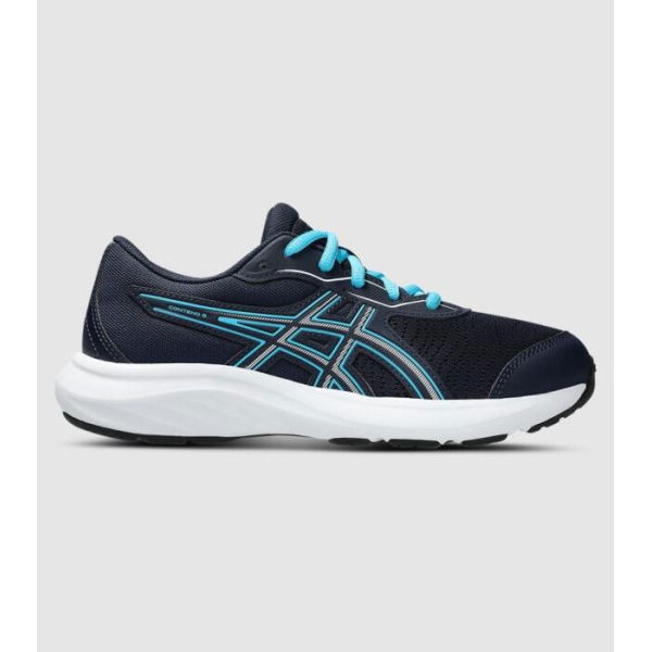 Asics Contend 9 (Gs) Kids Shoes (Blue - Size 1)