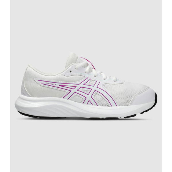 Asics Contend 9 (Gs) Kids Shoes (White - Size 1)