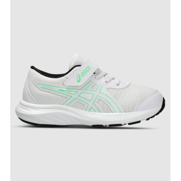 Asics Contend 9 (Ps) Kids Shoes (White - Size 3)