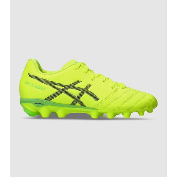 Asics Ds Light Jr Kids Football Boots Shoes (Yellow - Size 3)