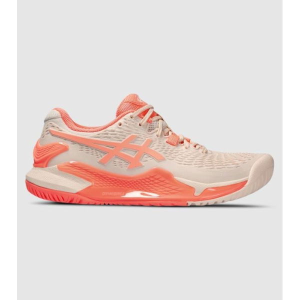 Asics Gel Resolution 9 Womens Tennis Shoes (Pink - Size 7)