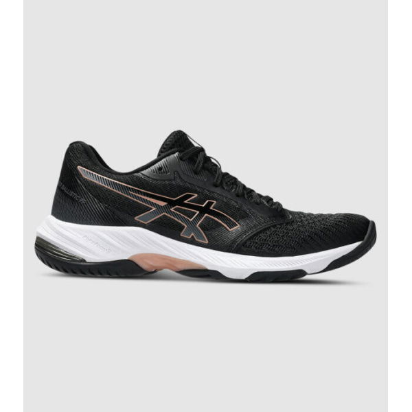 Asics Netburner Ballistic Ff 3 Womens Netball Shoes (Black - Size 10)