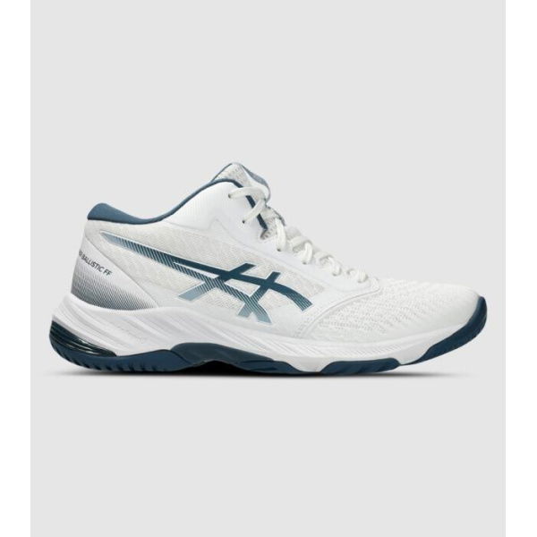 Asics Netburner Ballistic Ff Mt 3 Kids Netball Shoes (White - Size 12)