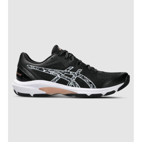 Asics Netburner Shield Ff Womens Netball Shoes (Black - Size 7.5)