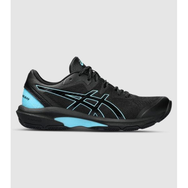 Asics Netburner Shield Womens Netball Shoes (Black - Size 8.5)