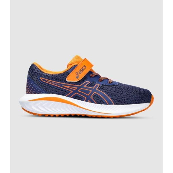 Asics Pre Excite 10 (Ps) Kids Shoes (Orange - Size 2)