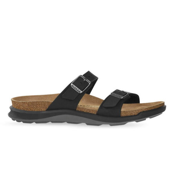 Birkenstock Sierra Birko Flor Nubuk (Narrow) Unisex Black Shoes (Black - Size 36)