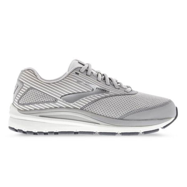 Brooks Addiction Walker Suede 2 Womens Alloy Oyster Peach Shoes (Silver - Size 9)