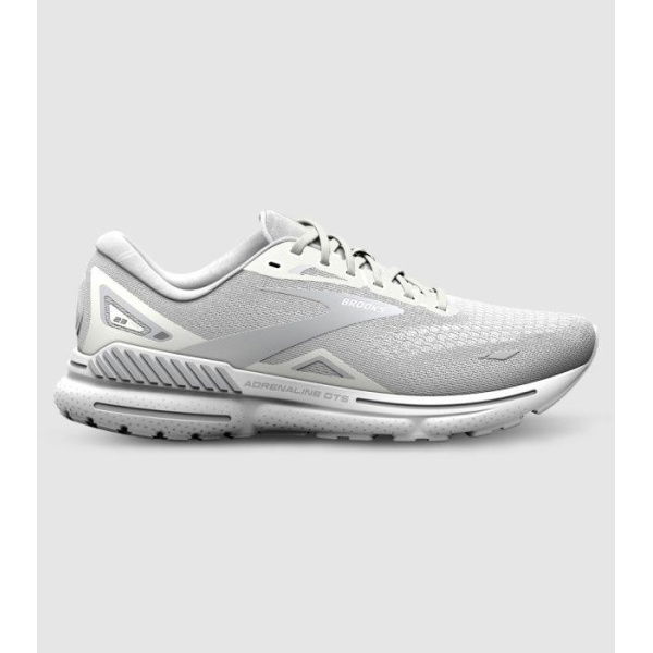 Brooks Adrenaline Gts 23 (D Wide) Womens Shoes (White - Size 10)