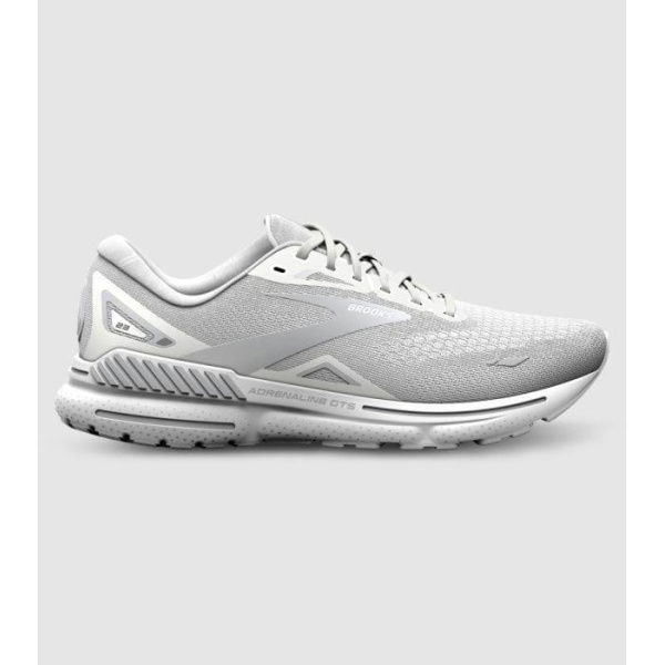 Brooks Adrenaline Gts 23 (D Wide) Womens Shoes (White - Size 10.5)