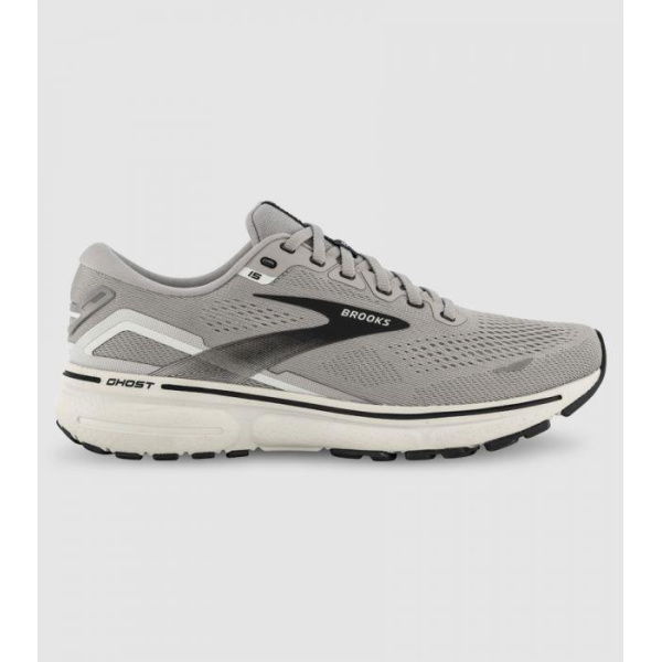 Brooks Ghost 15 (2E Wide) Mens (Grey - Size 10)