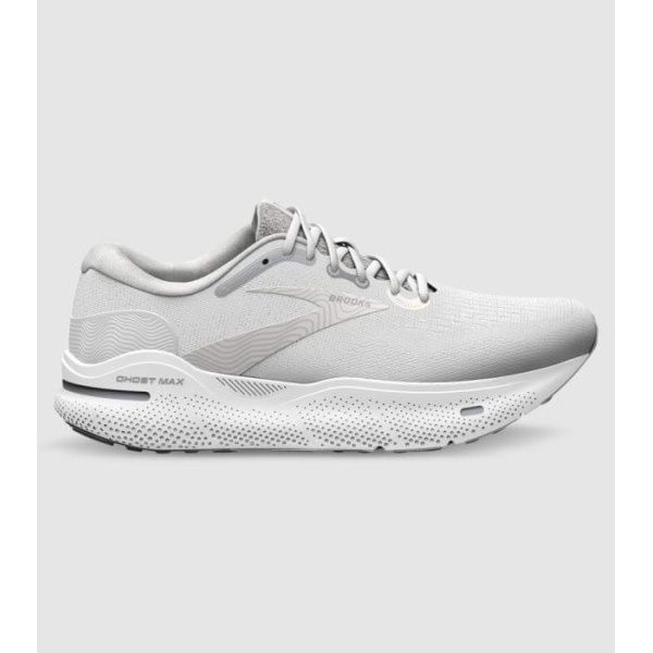 Brooks Ghost Max (2E Wide) Mens (White - Size 10)