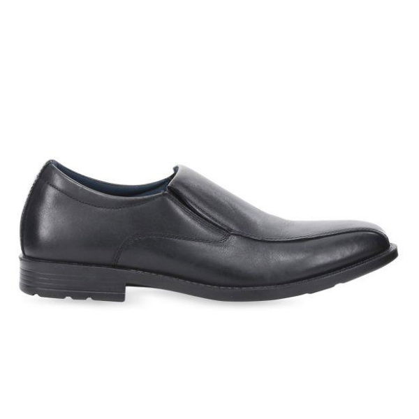 Clarks Berkley (F Wide) Senior Boys School Shoes (Black - Size 7.5)