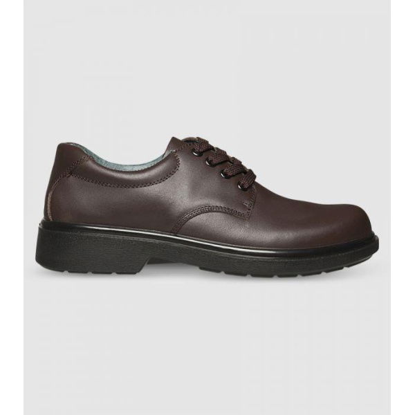 Clarks Daytona (F Wide) Senior Boys School Shoes Shoes (Brown - Size 5)