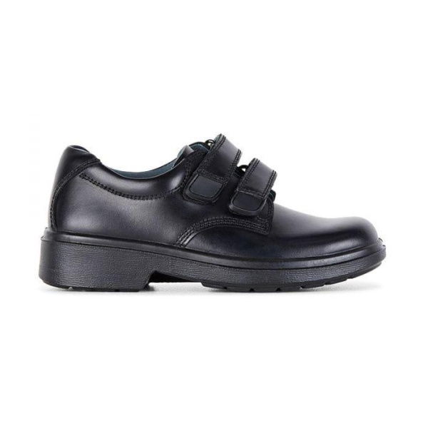 Clarks Denver (F Wide) Junior Boys School Shoes Shoes (Black - Size 10)