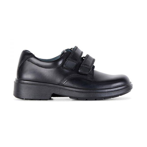 Clarks Denver (F Wide) Junior Boys School Shoes Shoes (Black - Size 3)