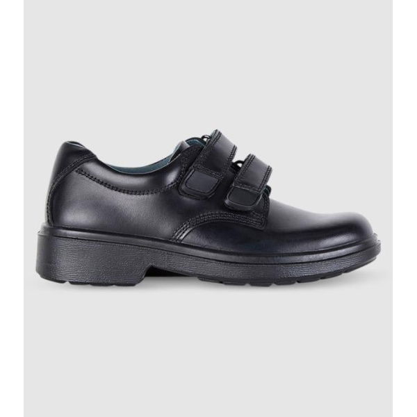 Clarks Denver Junior School Shoes Shoes (Black - Size 4)