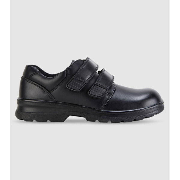 Clarks League Junior School Shoes Shoes (Black - Size 2)