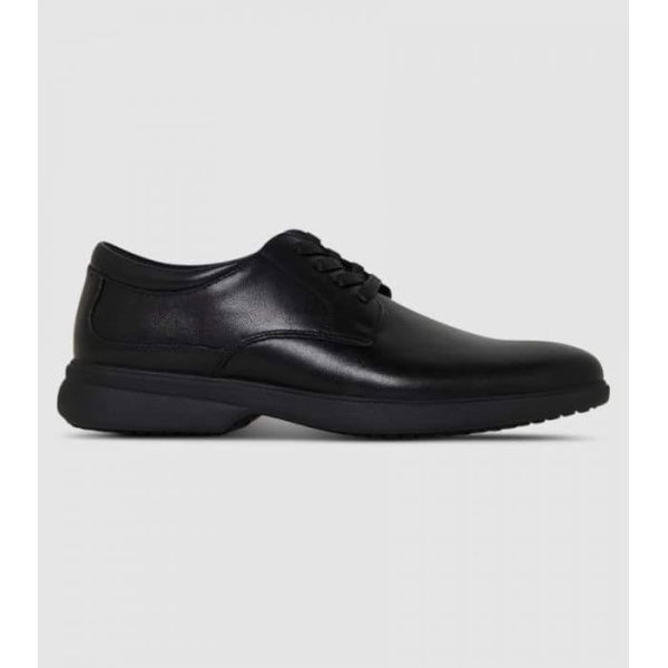 Clarks Master Senior Boys School Shoes Shoes (Black - Size 11)