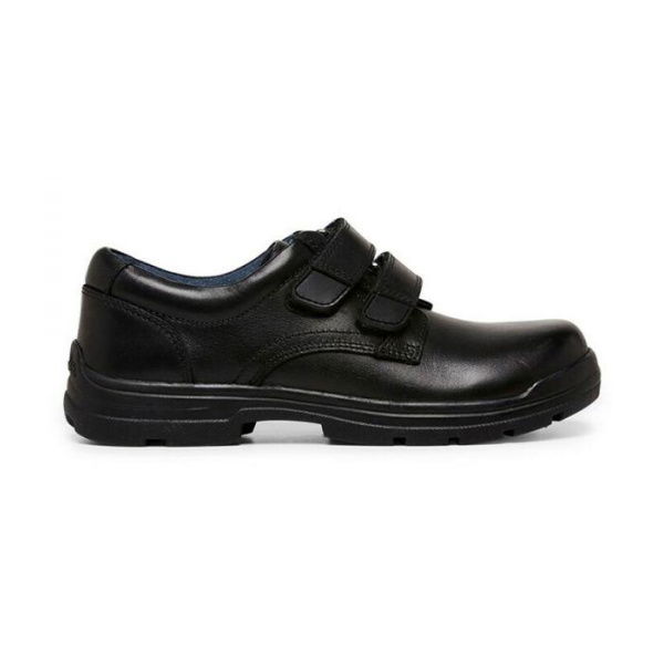 Clarks Mentor Junior Girls School Shoes Shoes (Black - Size 9)