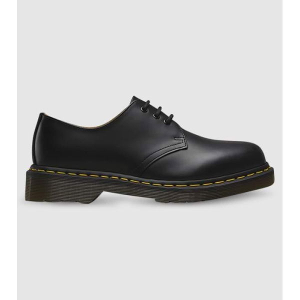 Dr Marten 1461 Smooth Senior School Shoes (Black - Size 4)