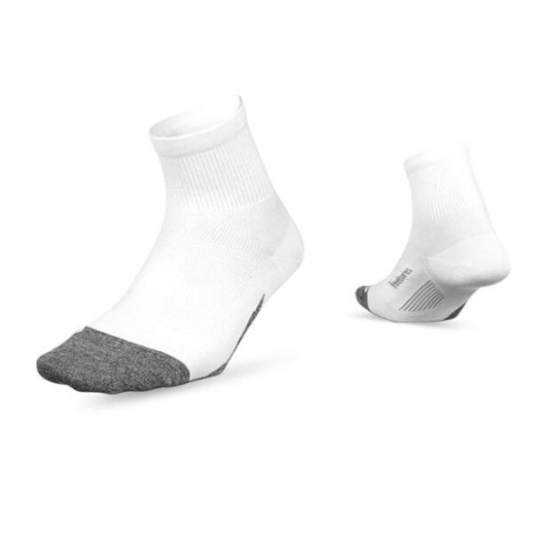 Feetures Elite Light Cushion Quarter White ( - Size XLG)