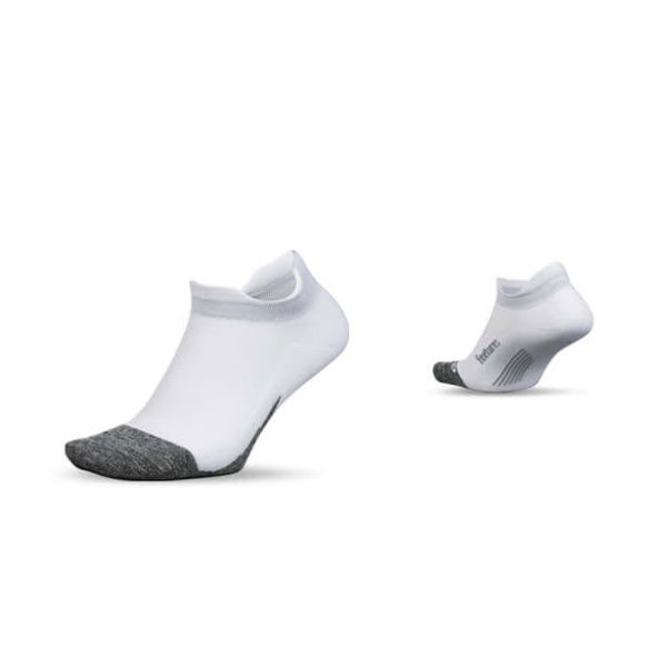 Feetures Elite Max Cushion No Show Tab White ( - Size LGE)